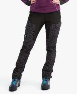 RVRC GP Pants Women Grey Leo/Jetblack