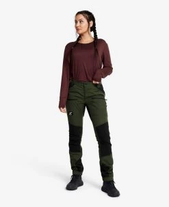 Nordwand Pro Pants Women Forest Green -Women's clothing 10008 2851 image 2