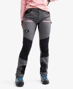 Nordwand Pro Pants Women Grey/Dusty Pink