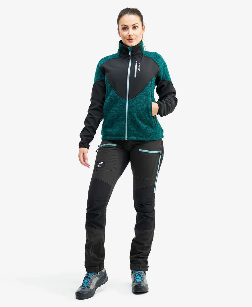 Nordwand Pro Pants Women Anthracite/Misty Blue 4 Nordwand Pro Pants Women Anthracite/Misty Blue - Image 2