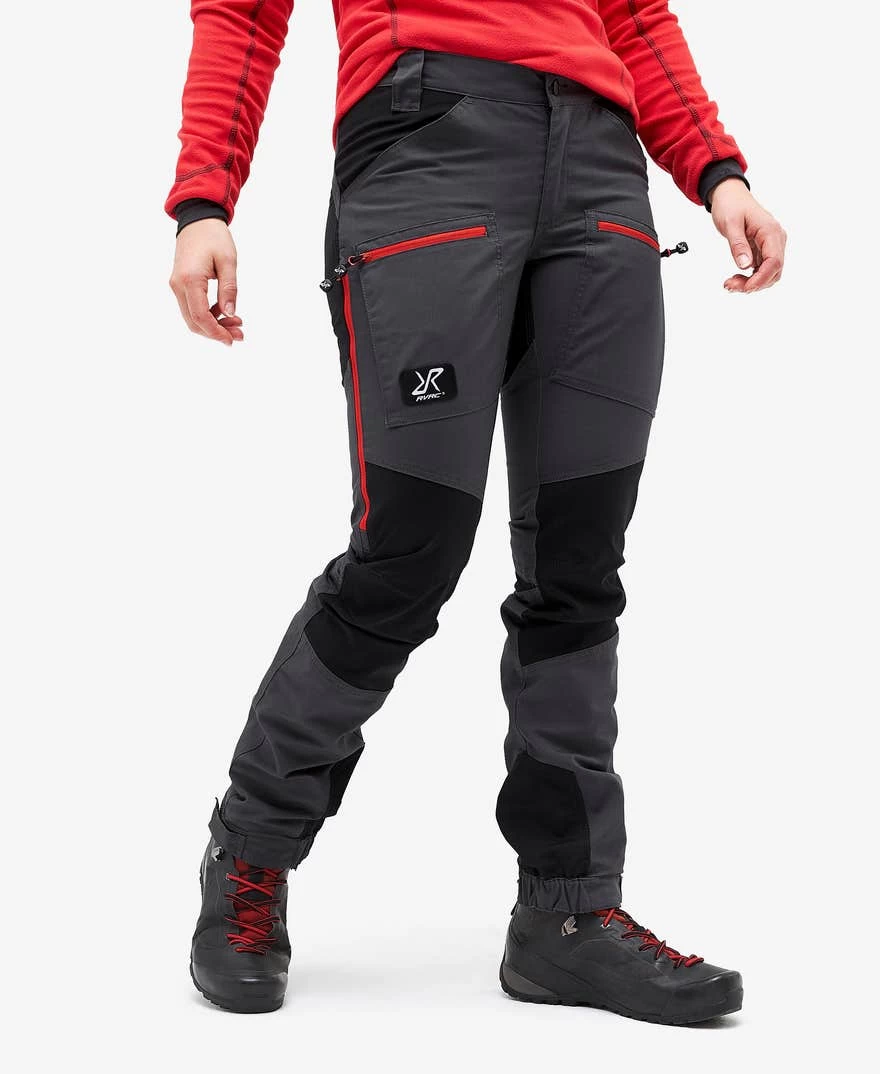 Nordwand Pro Pants Women Gunmetal/Red 3 Nordwand Pro Pants Women Gunmetal/Red