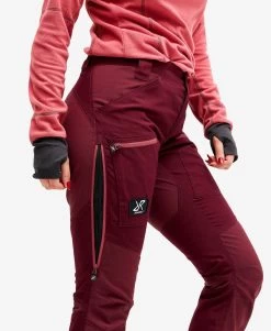 Nordwand Pro Pants Women Burgundy/Earth Red -Women's clothing 10008 4900 image 3