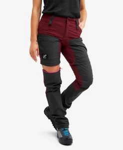 RVRC GP Pro Zip-off Pants Women Bison Red
