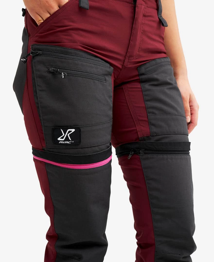 RVRC GP Pro Zip-off Pants Women Bison Red 7 RVRC GP Pro Zip-off Pants Women Bison Red - Image 5