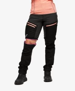 RVRC GP Pro Zip-off Pants Women Anthracite/Burnt Coral