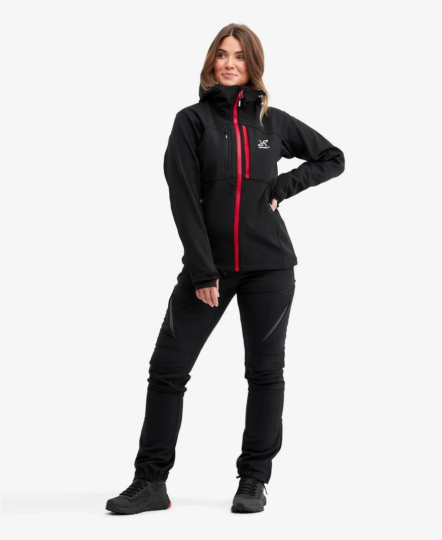 Hiball Jacket Women Black/Red 4 Hiball Jacket Women Black/Red - Image 2