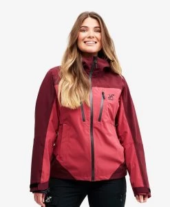 Silence Proshell Jacket Women Earth Red