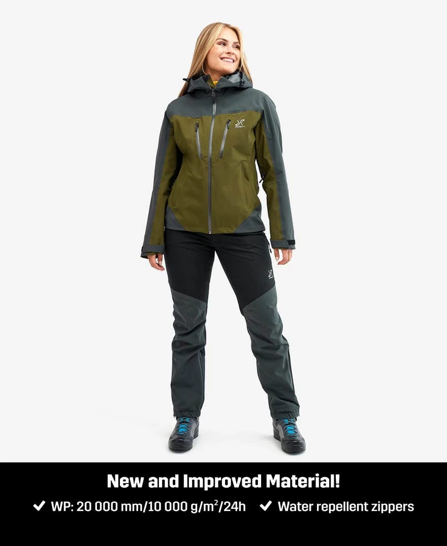 Silence Proshell Jacket Women Dark Olive 2.0 4 Silence Proshell Jacket Women Dark Olive 2.0 - Image 2