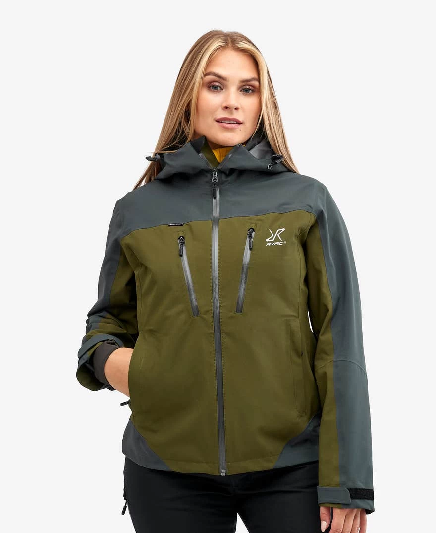 Silence Proshell Jacket Women Dark Olive 2.0 3 Silence Proshell Jacket Women Dark Olive 2.0