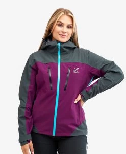 Silence Proshell Jacket Women Purple Rain