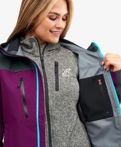 Silence Proshell Jacket Women Purple Rain -Women's clothing 10079 9509 image 5