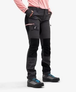 Nordwand Pants Women Gunmetal/Pink