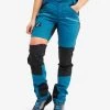 Nordwand Pro Zip-off Pants Women Petrol