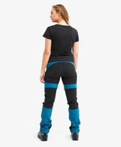 Nordwand Pro Zip-off Pants Women Petrol -Women's clothing 10115 2730 image 3