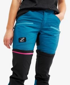 Nordwand Pro Zip-off Pants Women Petrol -Women's clothing 10115 2730 image 4