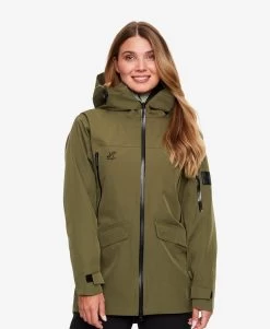 Monsoon Jacket Women Olive Night
