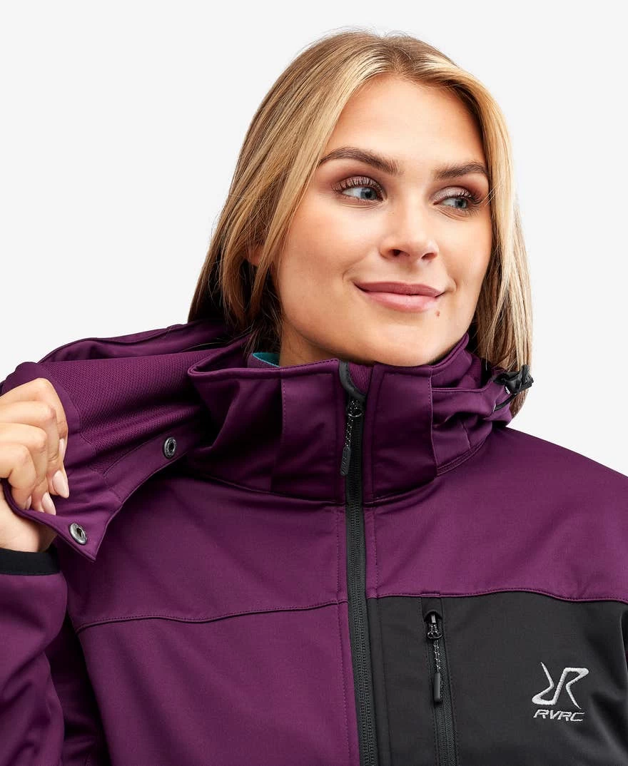 Hybrid Jacket 2.0 Women Dark Purple Rain 7 Hybrid Jacket 2.0 Women Dark Purple Rain - Image 5