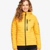 Flex Down Jacket Women Lemon Curry -Women's clothing 10195 2204 image