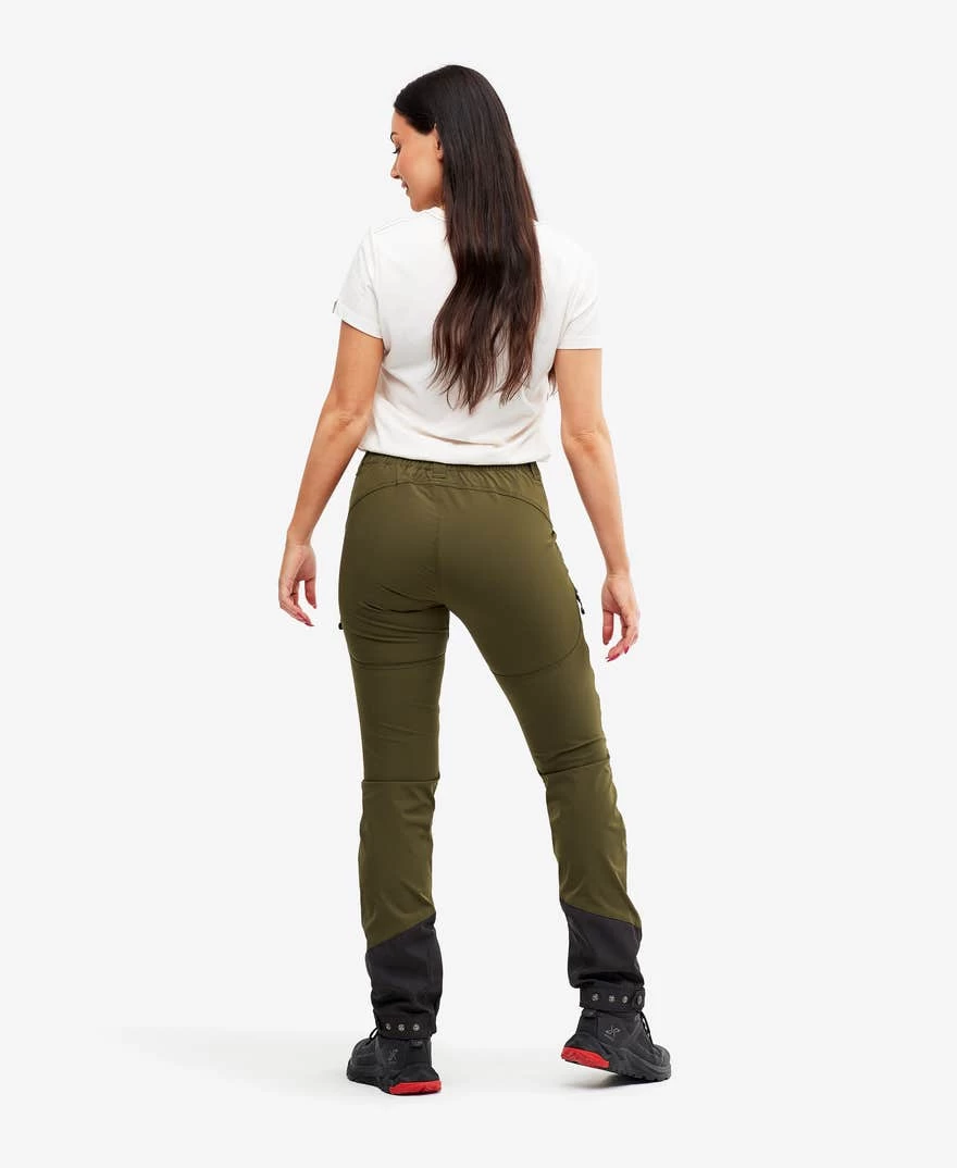Silence Pants Women Dark Olive 5 Silence Pants Women Dark Olive - Image 3