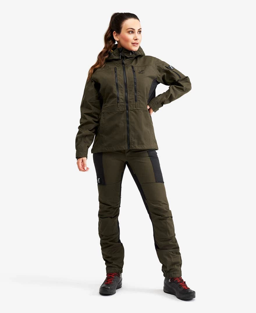 Wander Pro Jacket Women Mud 4 Wander Pro Jacket Women Mud - Image 2