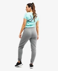 Chill Highwaist Pants Women Grey Melange -Women's clothing 10302 4755 image 2