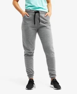 Chill Highwaist Pants Women Grey Melange