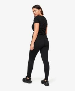 Glacier Fleece Lined Leggings Women Black 8 Glacier Fleece Lined Leggings Women Black -Women's clothing 10324 2001 image 2