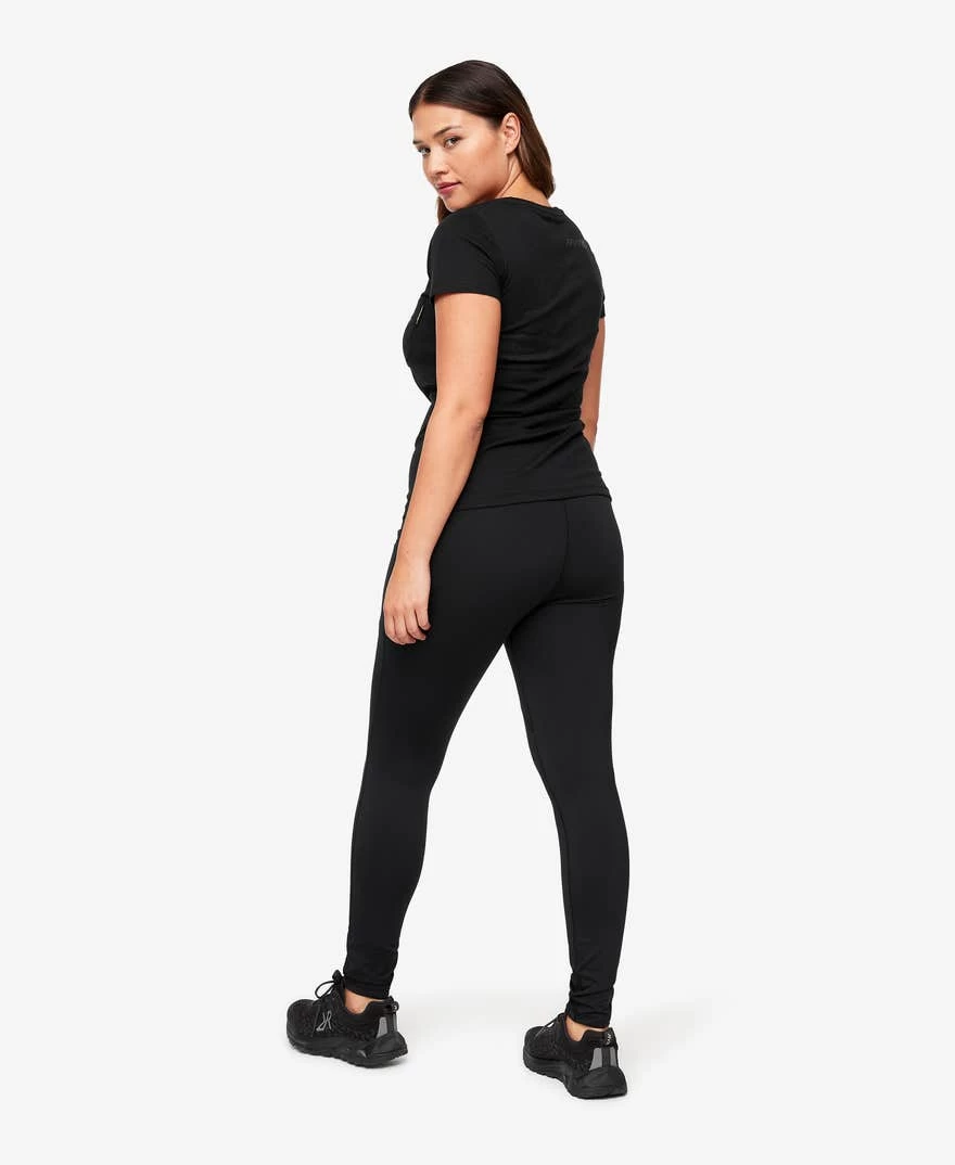 Glacier Fleece Lined Leggings Women Black 5 Glacier Fleece Lined Leggings Women Black - Image 3