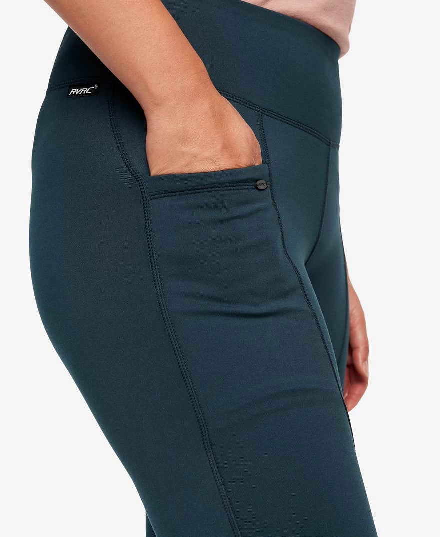 Glacier Fleece Lined Leggings Women Blueberry 6 Glacier Fleece Lined Leggings Women Blueberry - Image 4