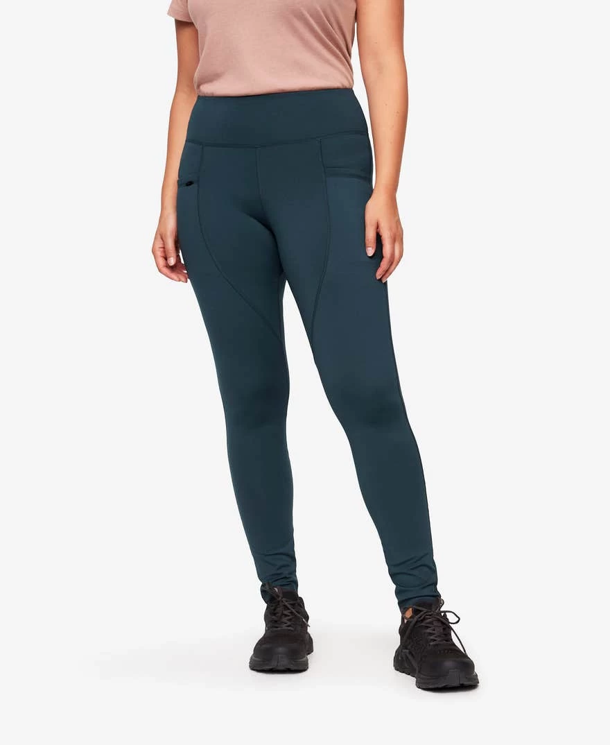 Glacier Fleece Lined Leggings Women Blueberry 3 Glacier Fleece Lined Leggings Women Blueberry