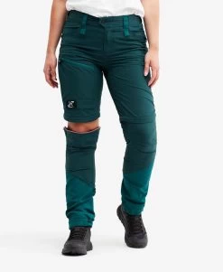 Silence T-zip Pants Women Dark Teal