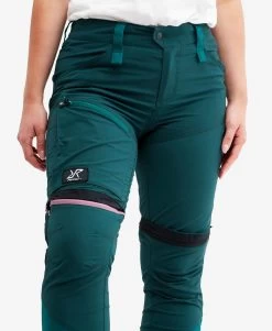 Silence T-zip Pants Women Dark Teal -Women's clothing 10333 2791 image 4