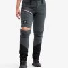 Silence T-zip Pants Women Iron Grey/Rose