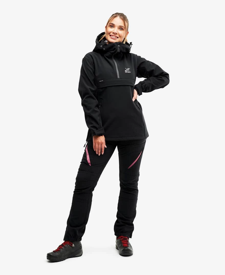 Hiball Anorak Women Jetblack 4 Hiball Anorak Women Jetblack - Image 2