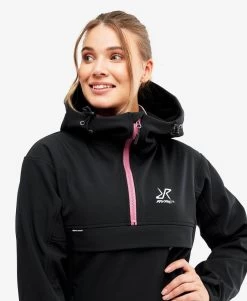 Hiball Anorak Women Black/Pink -Women's clothing 10335 4101 image 3