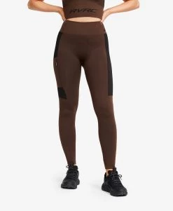 Descent Seamless Leggings Women Chocolate Chip