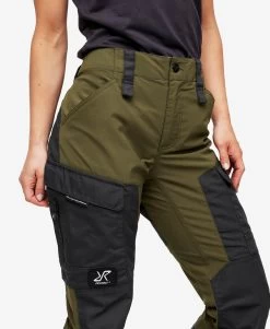 RVRC GP Short Pants Women Dark Olive -Women's clothing 10348 962 image 3