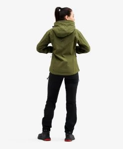 Trail Jacket Women Dark Olive -Women's clothing 10355 962 image 2