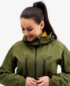 Trail Jacket Women Dark Olive -Women's clothing 10355 962 image 3