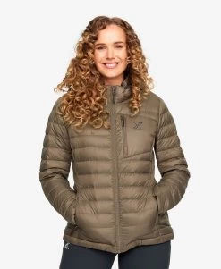 Helium Down Jacket Women Major Brown