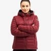 Helium Down Jacket Women Bison Red