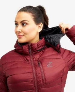 Helium Down Jacket Women Bison Red -Women's clothing 10358 2470 image 4