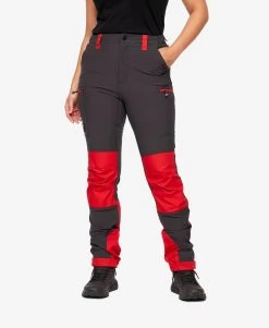 Nordwand Highwaist Stretch Pants Women Mars Red