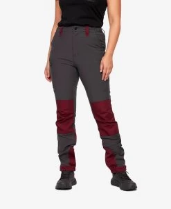 Nordwand Highwaist Stretch Pants Women Burgundy