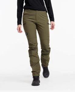 Nordwand Highwaist Stretch Pants Women Olive Night