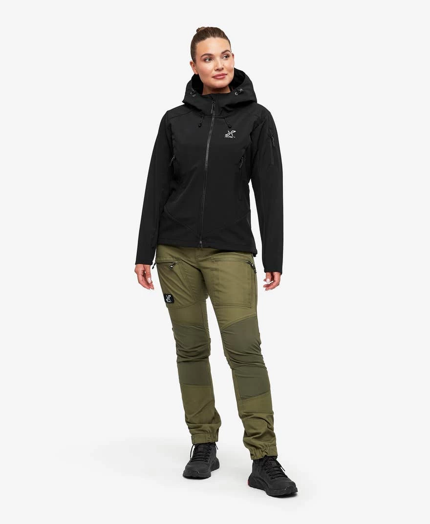 Reckon Softshell Jacket Women Black 4 Reckon Softshell Jacket Women Black - Image 2
