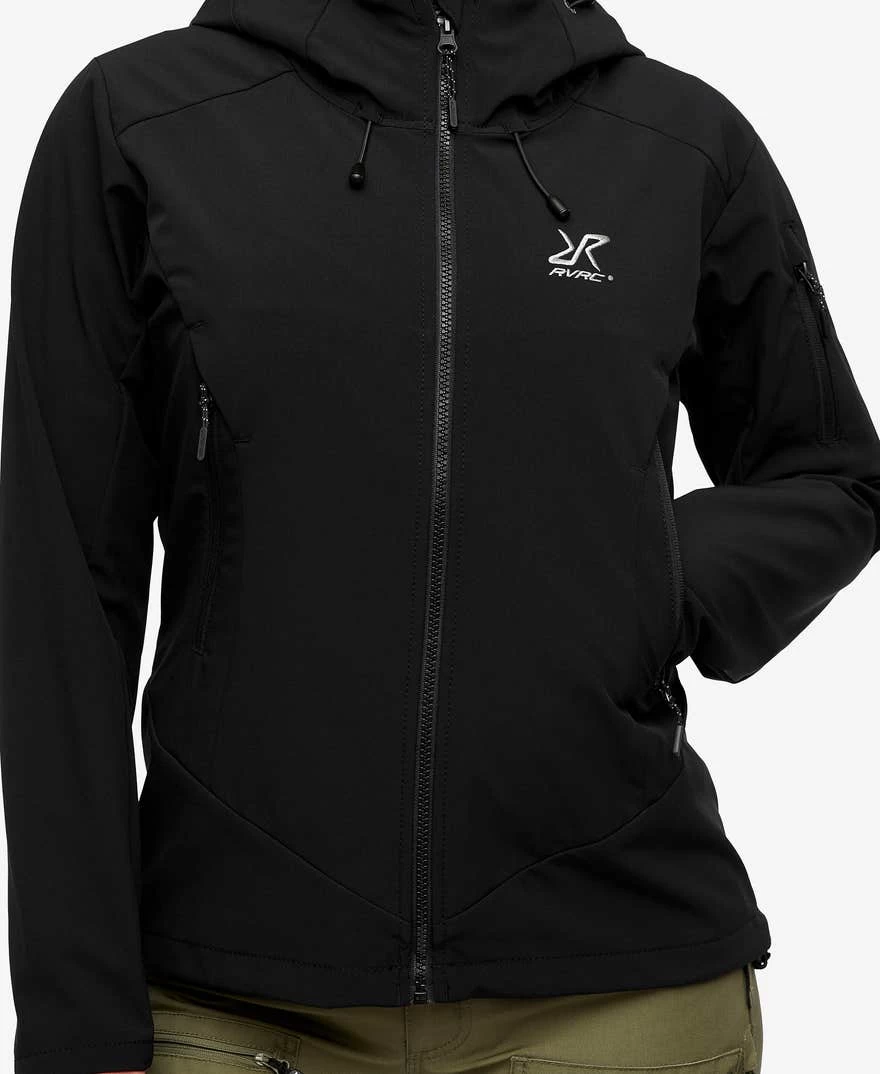 Reckon Softshell Jacket Women Black 7 Reckon Softshell Jacket Women Black - Image 5