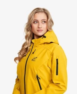 Reckon Softshell Jacket Women Lemon Curry -Women's clothing 10431 2204 image 3