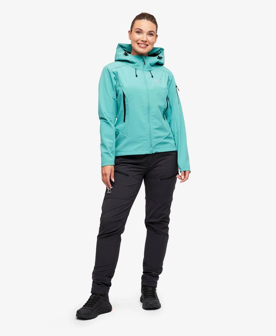 Reckon Softshell Jacket Women Porcelain 4 Reckon Softshell Jacket Women Porcelain - Image 2