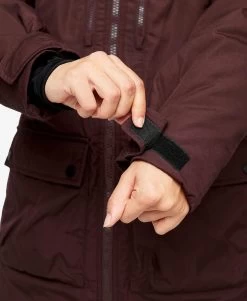 Outdoor Parka Women Dark Vintage Rose -Women's clothing 10480 2594 image 4